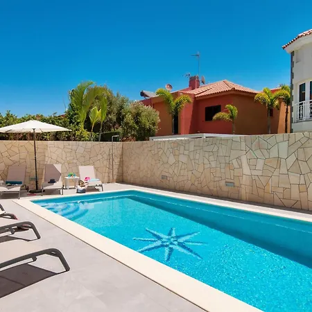 Villa Encantadora Private Outdoor Heatable Pool Bbq Facilities Shaded Outdoor Dining Area Sonnenland Gran Canaria